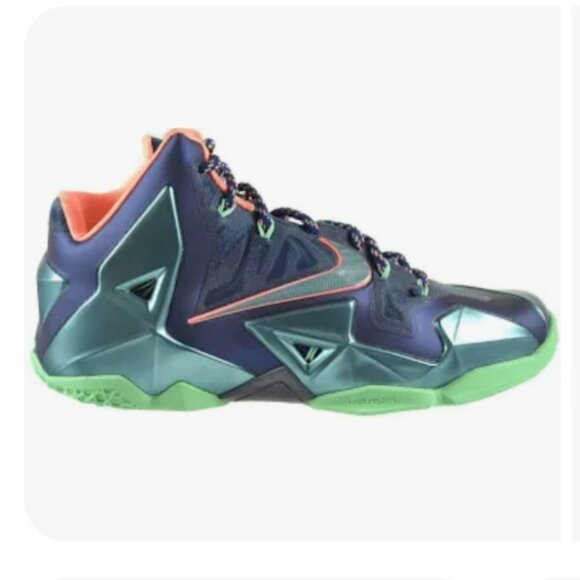 Nike Lebron 11 Akron vs Miami Shoe Men's US SIZE 10.5 - Picture 10 of 10